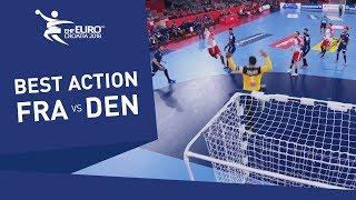 Danish attacking force L&L in action | Men's EHF EURO 2018