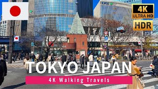 4K Winter Tokyo Walk 🇯🇵 Akihabara to Ginza 1 Hour Walking Tour - Jan 2025【4K HDR 60fps】