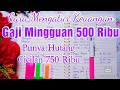 Cara Mengatur Gaji Mingguan 500 Ribu Punya Hutang