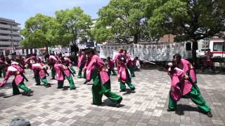 2014犬山踊芸祭　春日井疾風演舞　からくり広場B