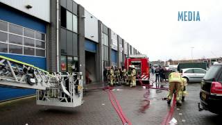 Middelbrand bij Bezorgbeer in Barendrecht