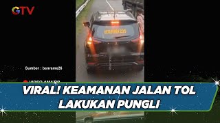 Petugas Keamanan Jalan Tol Tertangkap Kamera Pengemudi Bus sedang Lakukan Pungli