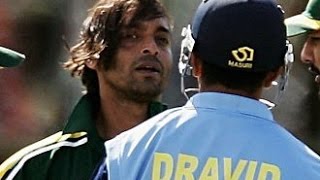 Cricket Fight - Shoib akhtar vs Rahul dravid fight