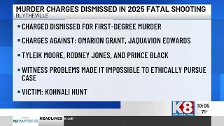 Murder charges dismissed against five men in 2024 Blytheville shooting death