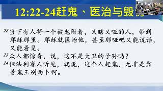 太12:22-37 赶鬼毁谤与教导 海涛