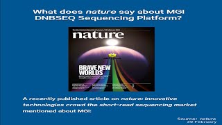 What does nature say about MGI DNBSEQ sequencing platform