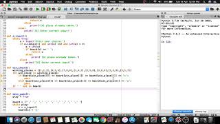 TIC-TAC-TOE game using python | python tutorials