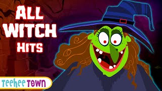 ALL WITCH HITS Haunted Adventures Halloween Song + Spooky Scary Skeleton Songs For Kids Teehee Town