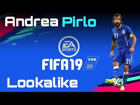 FIFA 19 ANDREA PIRLO VIRTUAL LOOKALIKE TUTORIAL | ICON - YouTube