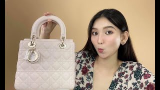 Đập Hộp Túi Lady Dior | Powder Pink Lambskin | Review