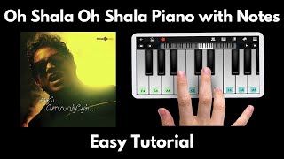 Oh Shala Oh Shala Piano Tutorial with Notes | Yuvan Shankar Raja | Perfect Piano | 2020