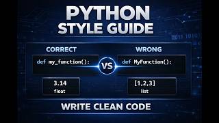 Master Python Style Guide (PEP 8 Explained)