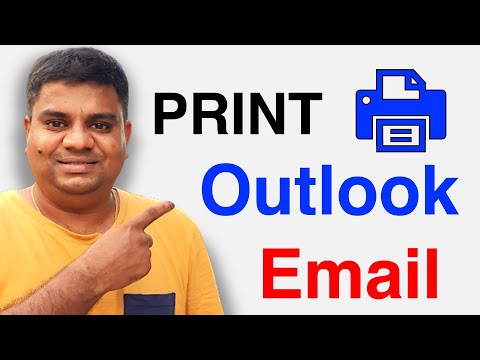 How to Print Email from Outlook
