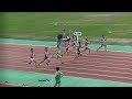 近江高校男子陸上競技部　高校記録会　１００ｍ（小山）　2018.5.3