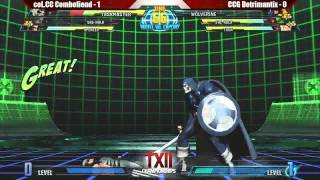 T12 MvC3 Singles   CC Combofiend vs CCG Detremantrix