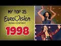 My top 25 Eurovision 1998