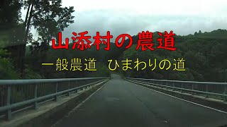 山添村の農道　一般農道 ひまわりの道