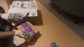 Sounds of opening packages, unpacking books | unintentional ASMR