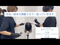 バレイヤージュカラーやり方全工程！グラデーションカラーの応用編！