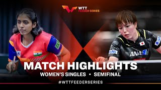 Yashaswini Ghorpade vs Saki Shibata | WS SF | WTT Feeder Doha 2024