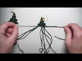 make cute macrame christmas earrings – easy diy tutorial 🎄