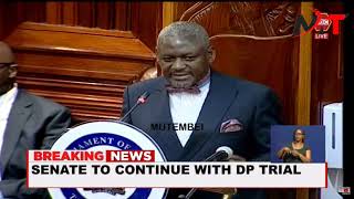 GACHAGUA IN PANIC AS OTIENDE AMOLLO DESTROYS HIM COMPLETELY IN SENATE!!