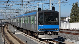 【東武野田線】6両編成61613F 野田市駅到着【# 104の1シーンより】