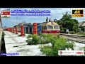 รถไฟไทยtrainthaihd ขบวน 111 จอดหลีกขบวน 202 @สถานีรถไฟบ้านหมี่ 4k 60fps