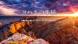 ヨハネの手紙 第一 5章13節から21節 「命綱を絶対に離さないで生きる」 2021年1月9日(土) 福澤牧人 牧師