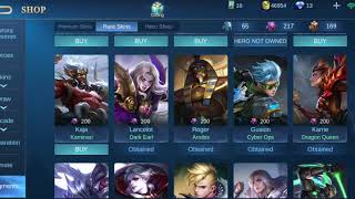 buying kaja's skin Kaminari|MLBB