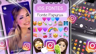 NOVO RC INSTA IOS 2025 INSTAGRAM estilo IPHONE com EMOJIS IOS + FONTES + REPOST REELS IOS + FUNÇÕES