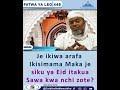 UKWELI KUHUSU FUNGA YA ARAFA || FAIDIKA NA MAWAIDHA