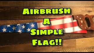 Airbrushed Flag