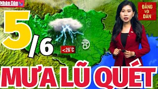 Dự Báo Thời Tiết Hôm Nay 5/6: Bản tin Dự Báo Thời Tiết trong 3 ngày tới mới nhất trên cả nước