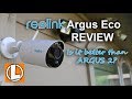 Reolink Argus Eco Wireless WiFi Camera Review - Unboxing, Features, Settings, Installation, Footage