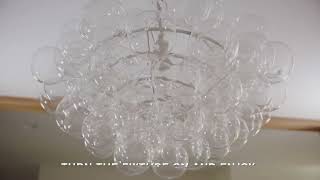 Regina Andrew Bubbles Chandelier Video Assembly Guide