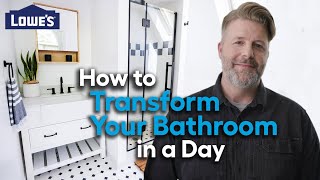 Refresh for Less: A One Day Bathroom Makeover