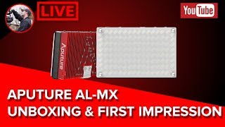 🔴 Aputure MX LED Light Has Arrived! - LIVE Unboxing, Testing, M9 Comparison, and First Impressions