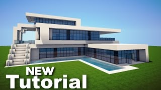 Minecraft: How to Build a Realistic Modern House -  Mansion Tutorial