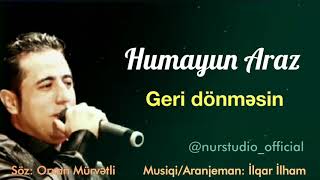 Humayun Araz-Geri Dönməsin_2018_new