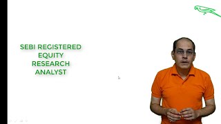 Role of SEBI registered research analyst | research analyst responsibilities | research analyst task