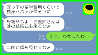 【LINE】弟夫婦の娘の大学費用500万援助した私を罵倒する弟嫁「留学費用程度で偉そうに！結婚式も来るなw」→お望み通り、二度と会わないようにしてあげた結果www