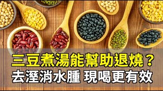 天熱喝三豆湯解熱，消水腫、除濕效果好！搭烏梅和1味，活化細胞、抗衰老！還有預防感冒發燒的功效，醫生提醒要做對「3件事」，喝了才有效｜談古論今話中醫｜中醫知識CooL