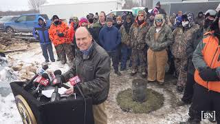 Rep. Langworthy speaks in support of striking corrections workers