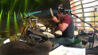 Drummer Rich Redmond performs Jason Aldean's "Big Green Tractor" at The Houston Rodeo 2014