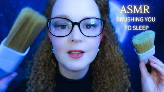 ASMR Soft Spoken Rambling | Face Brushing, Fluffy Mic Ocean Sounds, Personal Attention