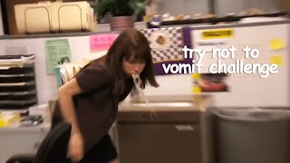 try not to vomit challenge | the office us, parks and recreation & more | Comedy Bites