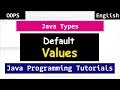 Java Data Types and Default Values | Object Oriented Video Tutorials for Beginners