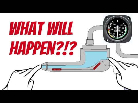 How does a pitot static system work?