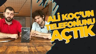 Ali Koç'un telefonunu açıyoruz! - Blackberry KEYone kutusundan çıkıyor!